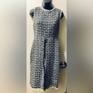 💜💜 3/$15 SALE 💜💜 KENNETH COLE NewYork - black white tweed dress